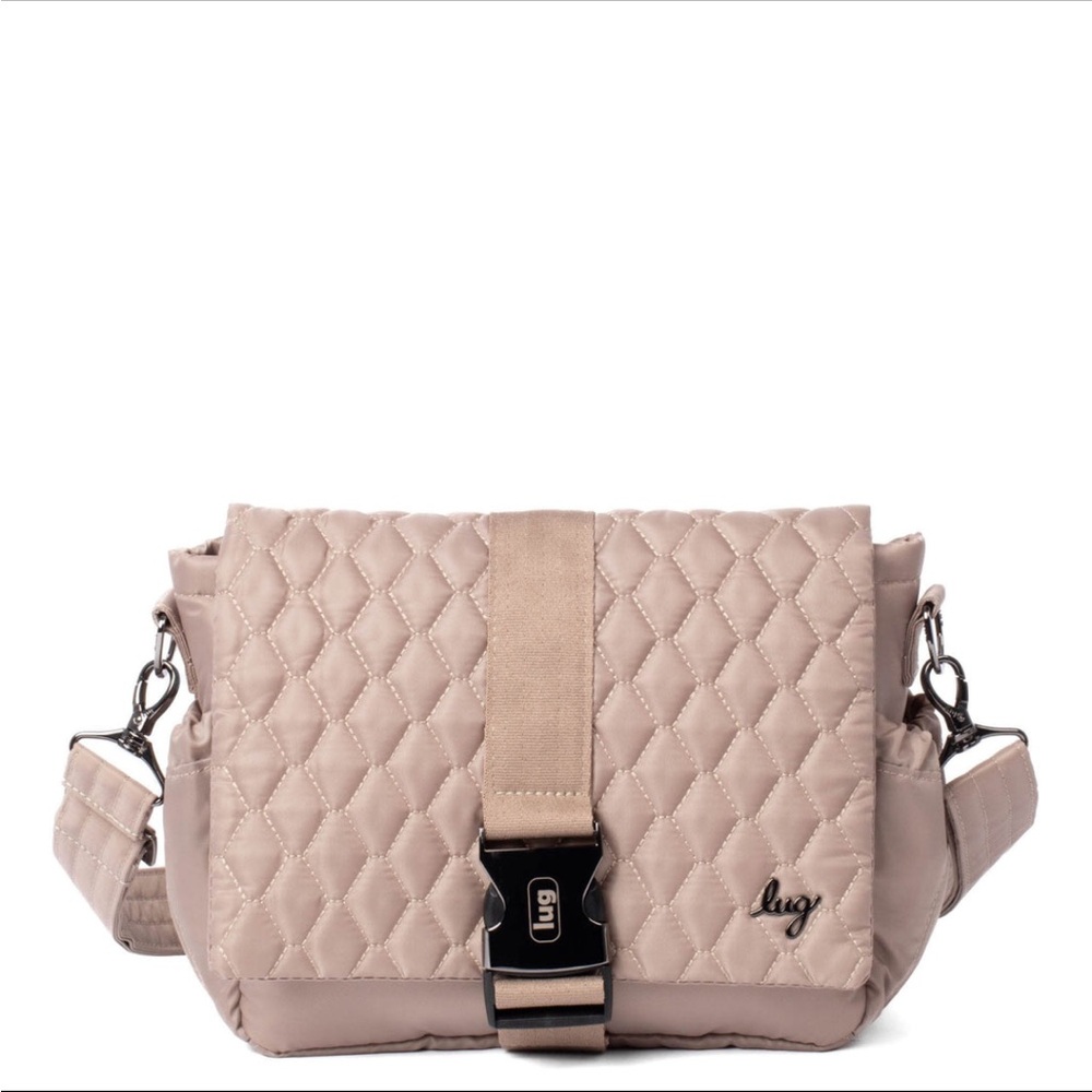 Lug Harness.  Quilted sand bag.  Can be carried in multiple ways.